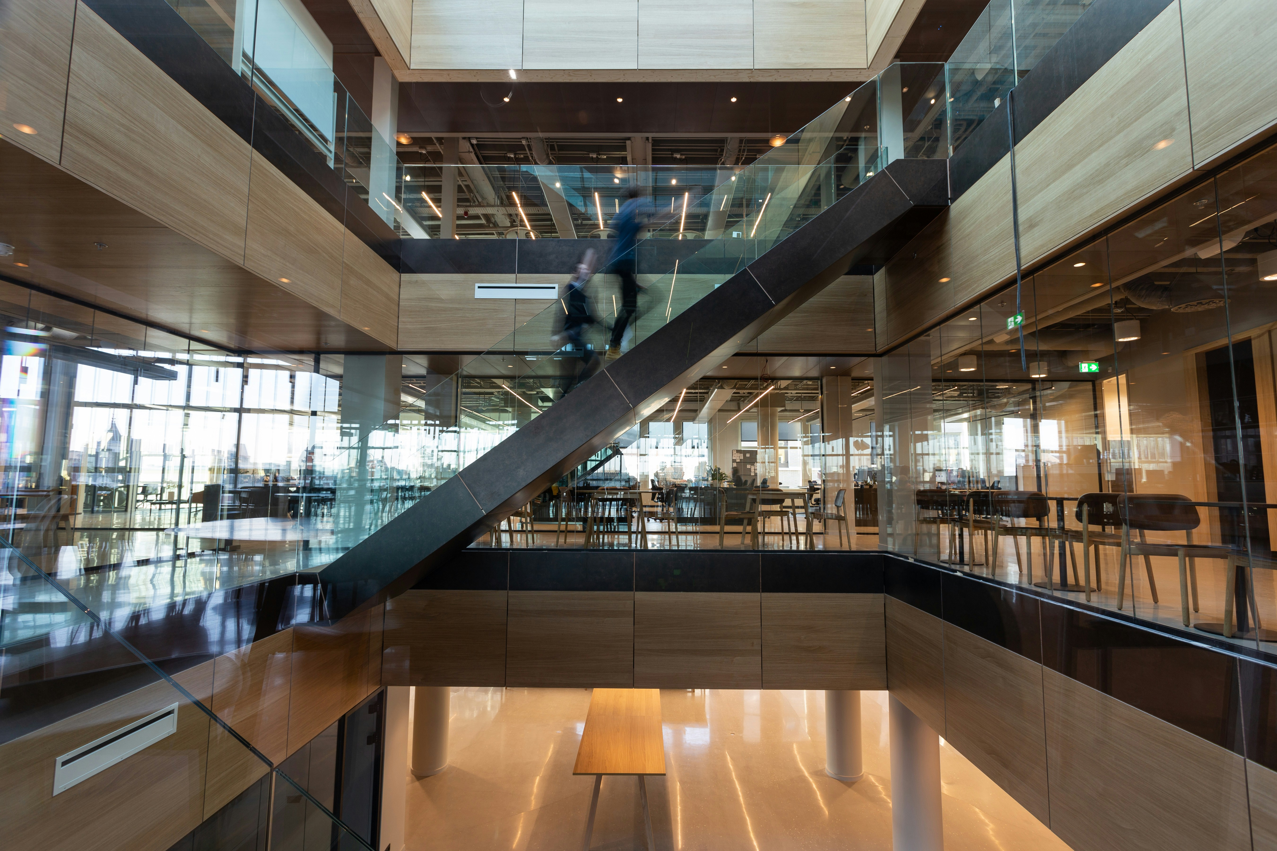 Modern commercial facility interior